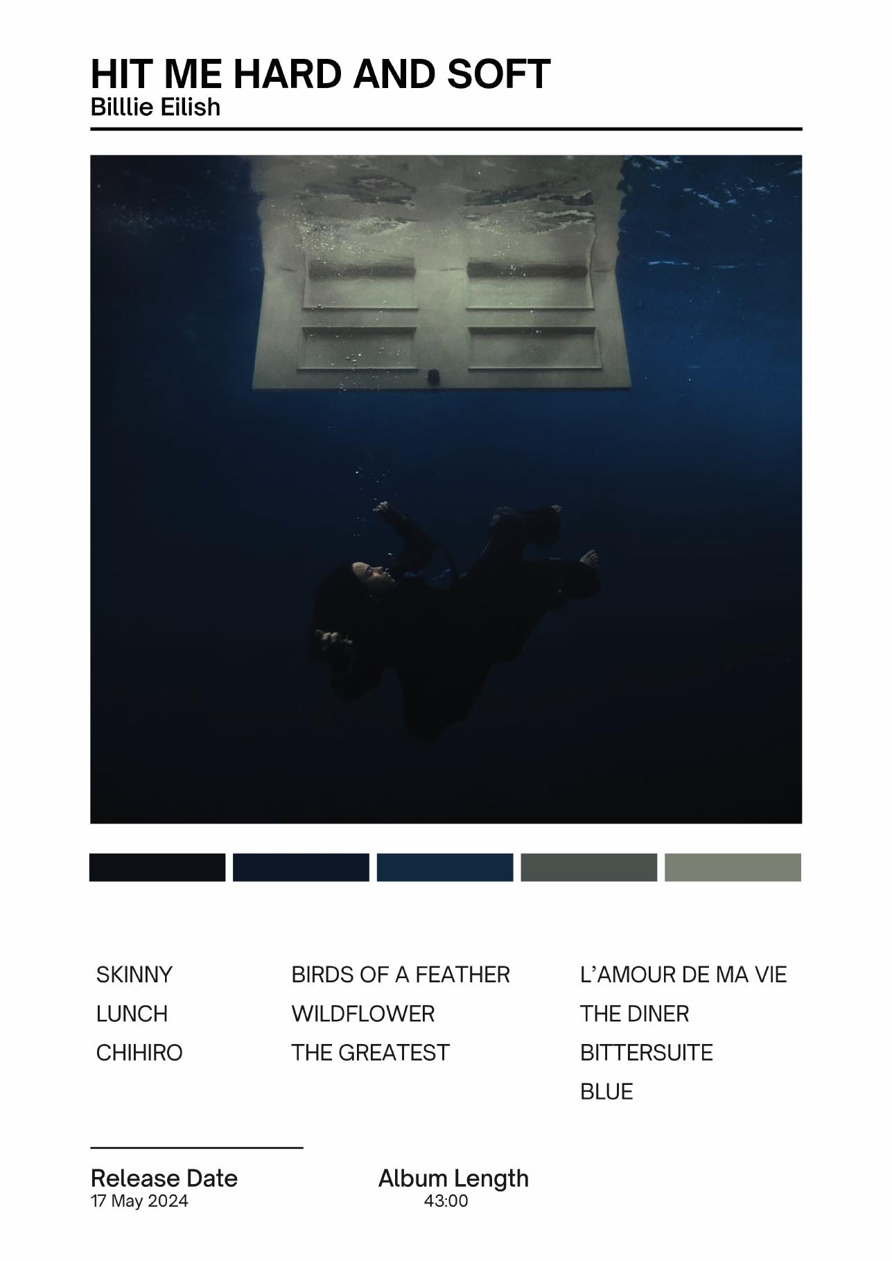Billie Eilish — Hit Me Hard And Soft music print