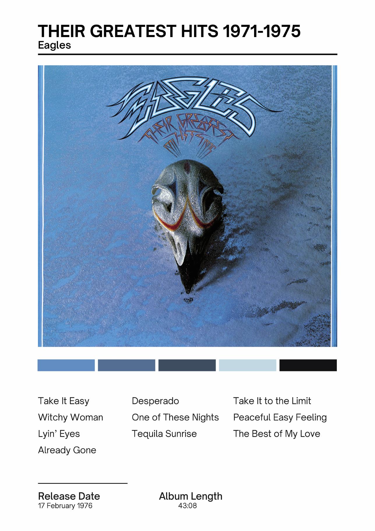Eagles — Their Greatest Hits 1971-1975 music print