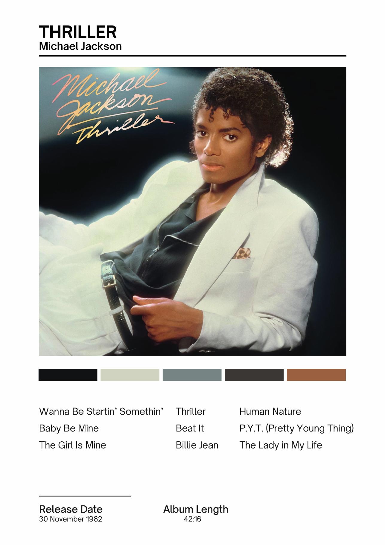 Michael Jackson — Thriller music print