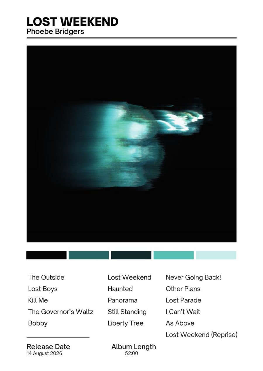 Phoebe Bridgers — Lost Weekend music print