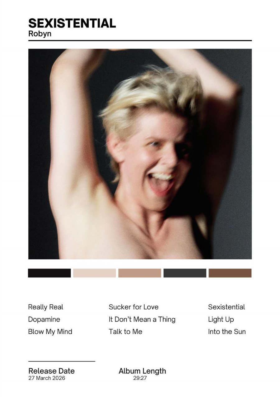 Robyn — Sexistential music print