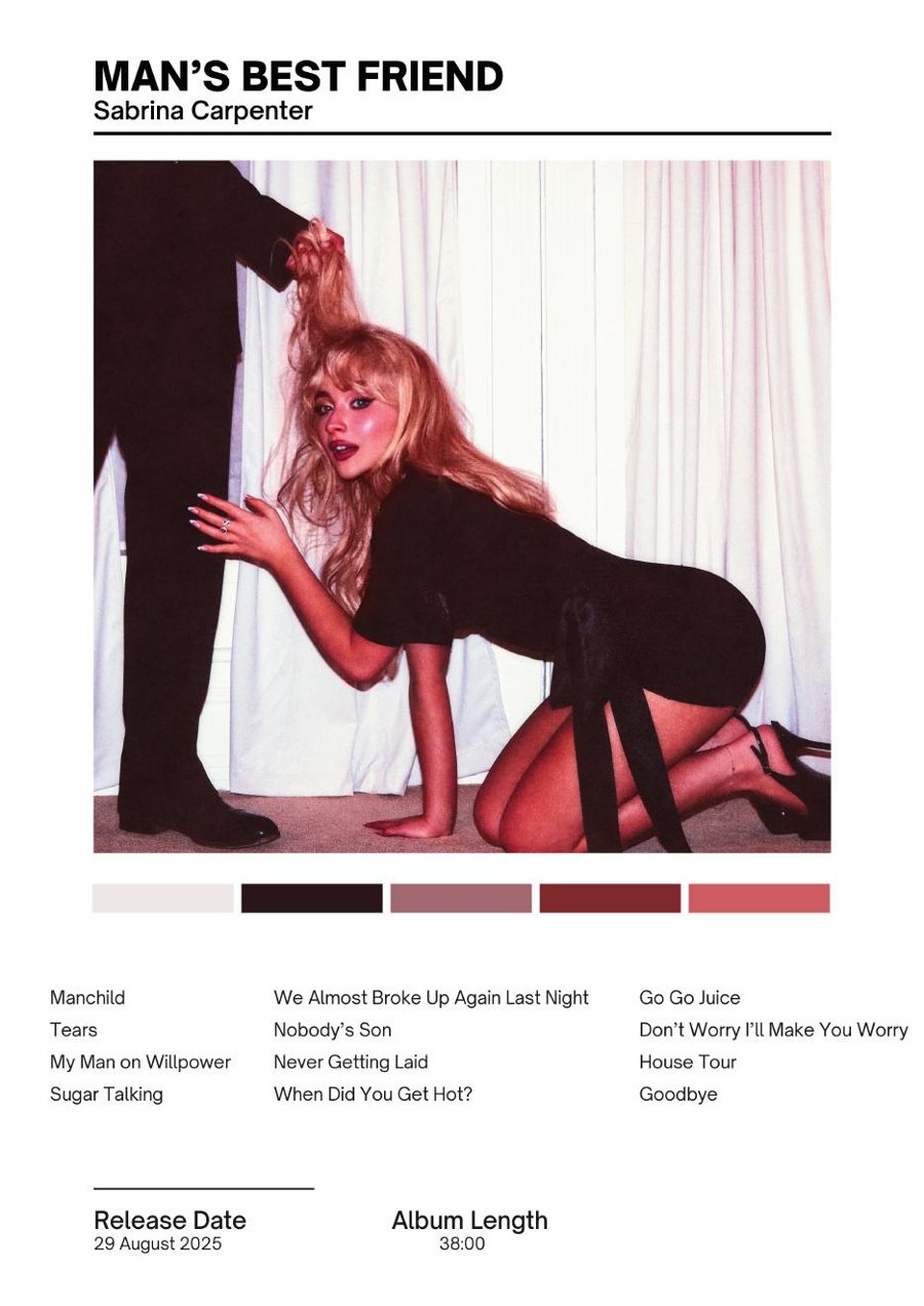 Sabrina Carpenter — Man's Best Friend music print