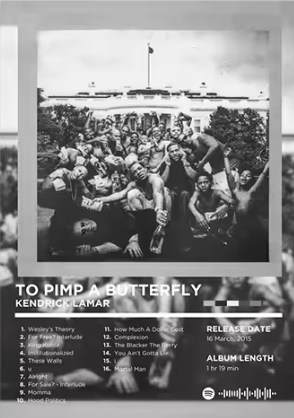 TO PIMP A BUTTERFLY Poster