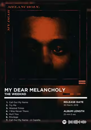 MY DEAR MELANCHOLY Poster