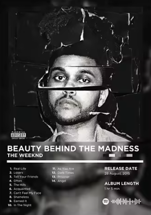 BEAUTY BEHIND THE MADNESS Poster