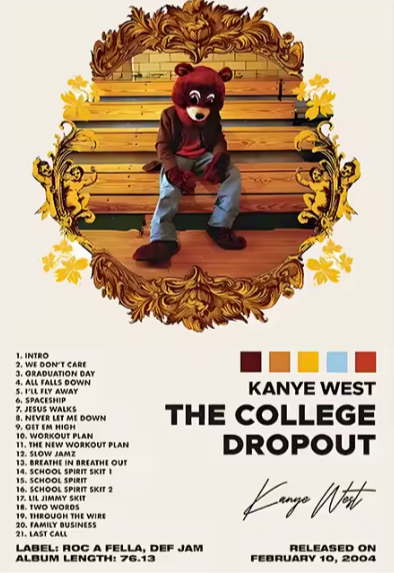 THE COLLEGE DROPOUT Poster