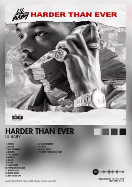 HARDER THAN EVER Poster