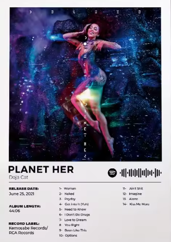 PLANET HER Poster