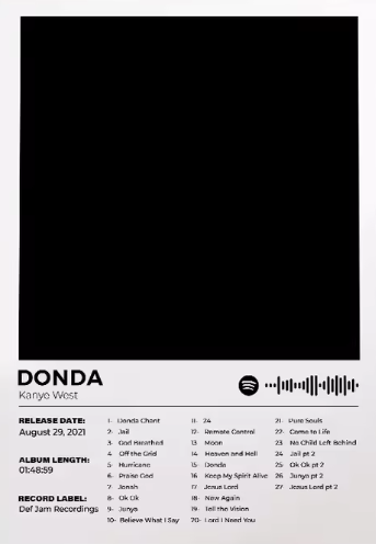 DONDA Poster